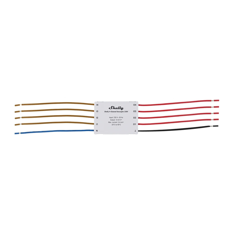 Shelly 4-Channel Decoupler 230V