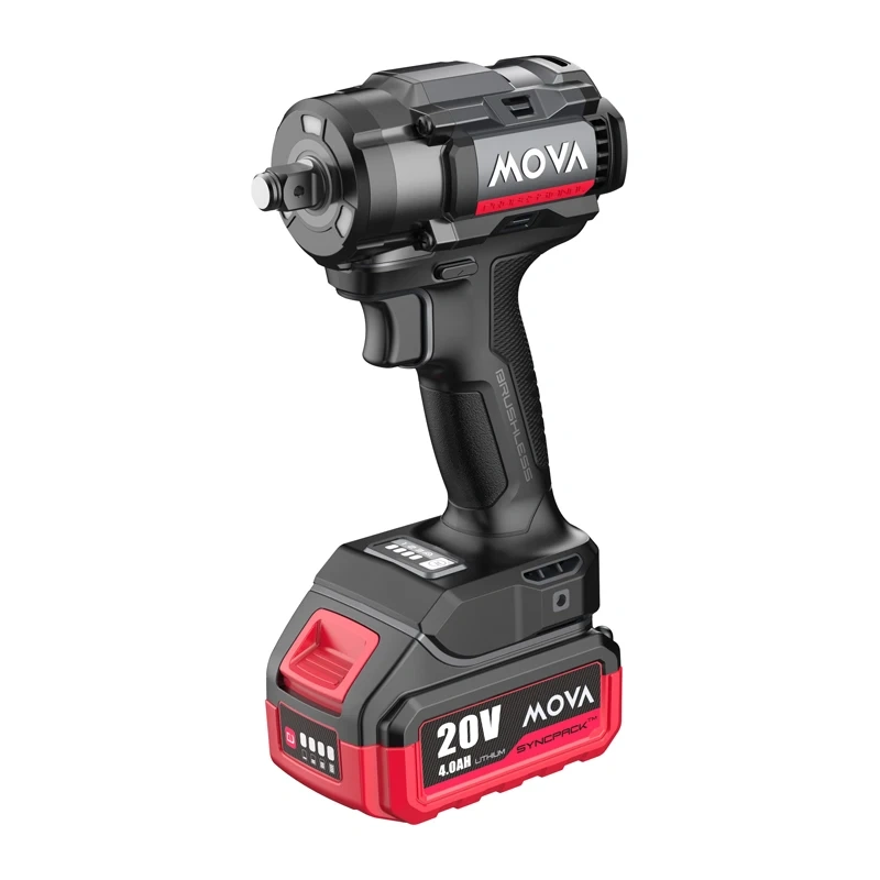 Impact wrench MOVA PW380K 20V 380Nm 1/2" brushless kit