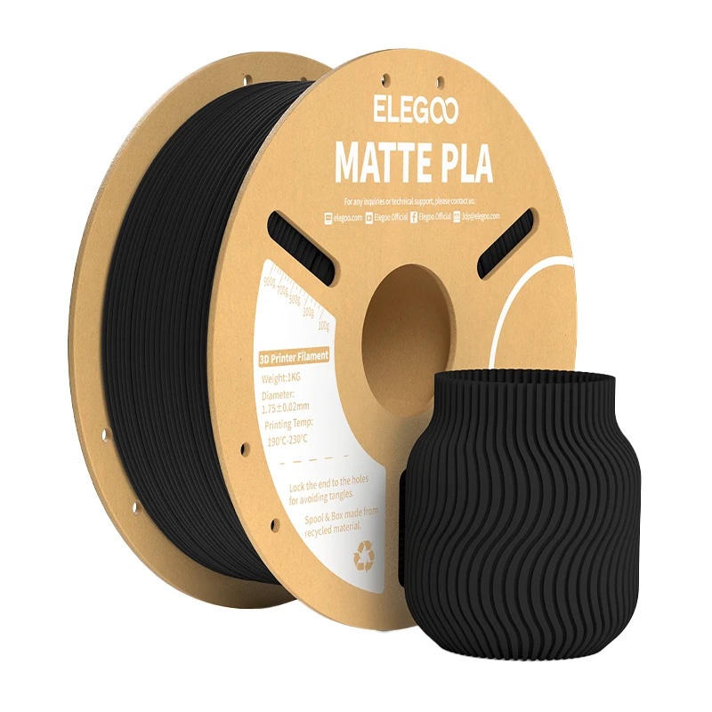 Filament PLA Matte ELEGOO (Black) 2