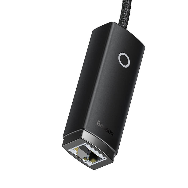 Adapter BASEUS Lite Series USB-C-RJ45 100Mbps (czarny) 3