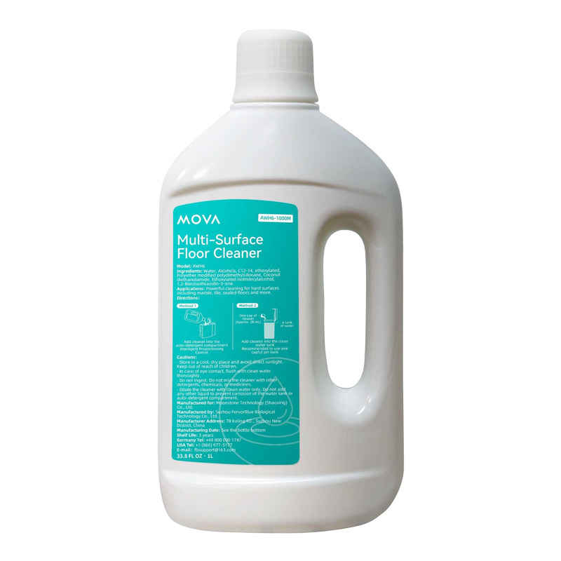 Multi-Surface Floor Cleaner for vacuum claner MOVA P10 Ultra, P10 Pro Ultra, S20 Ultra, P20 Ultra, G30S Ultra, P50 PU, V50 U, P50s U, P50 U 1L