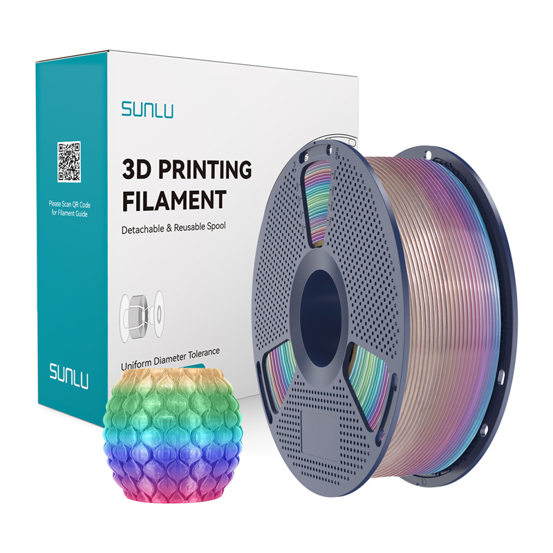 Sunlu Filament PLA Transparent Rainbow 04