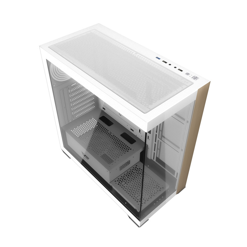 Darkflash DS900W computer case without fans (White) 3