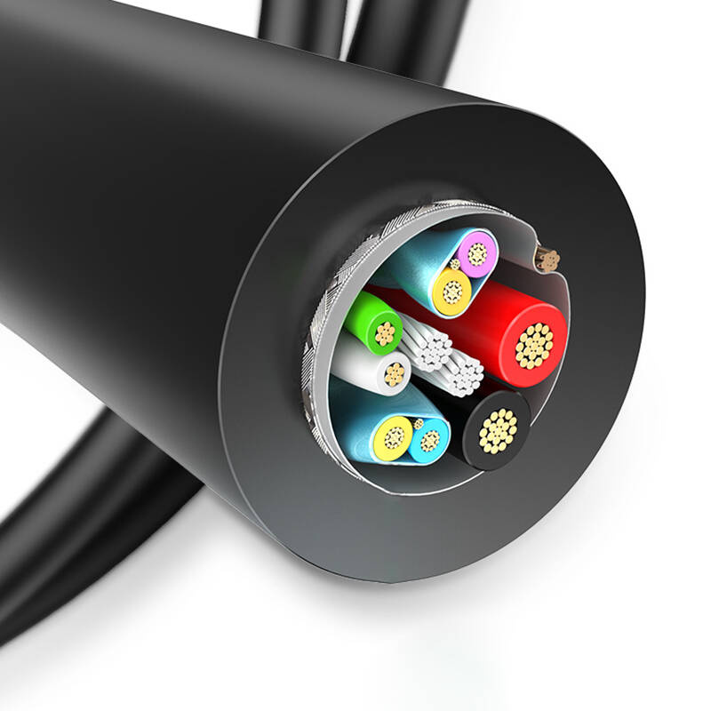 Kabel USB do USB-C 3.0 UGREEN US184 1m (czarny)