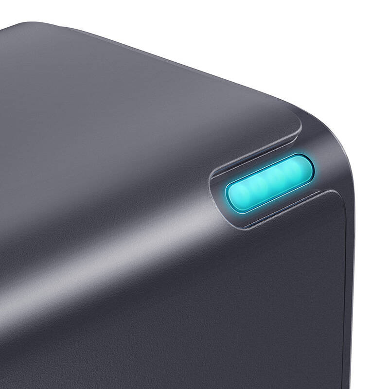 Ładowarka sieciowa Baseus GaN5, 2x USB-C + USB, 65W + kabel 1m (szara) 5