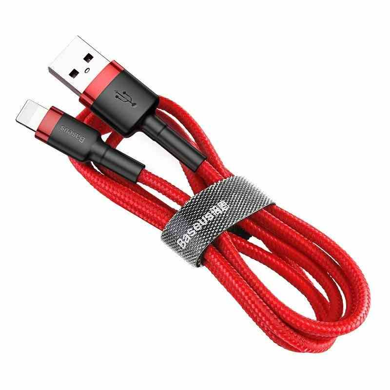 Kabel BASEUS Cafule USB-A-Lightning 0.5m (czerwony) 4