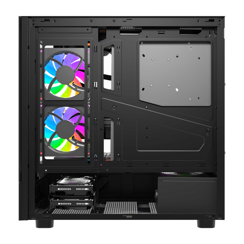 DarkFlash Computer Case DS950+screen Black (+6 Fans) 4