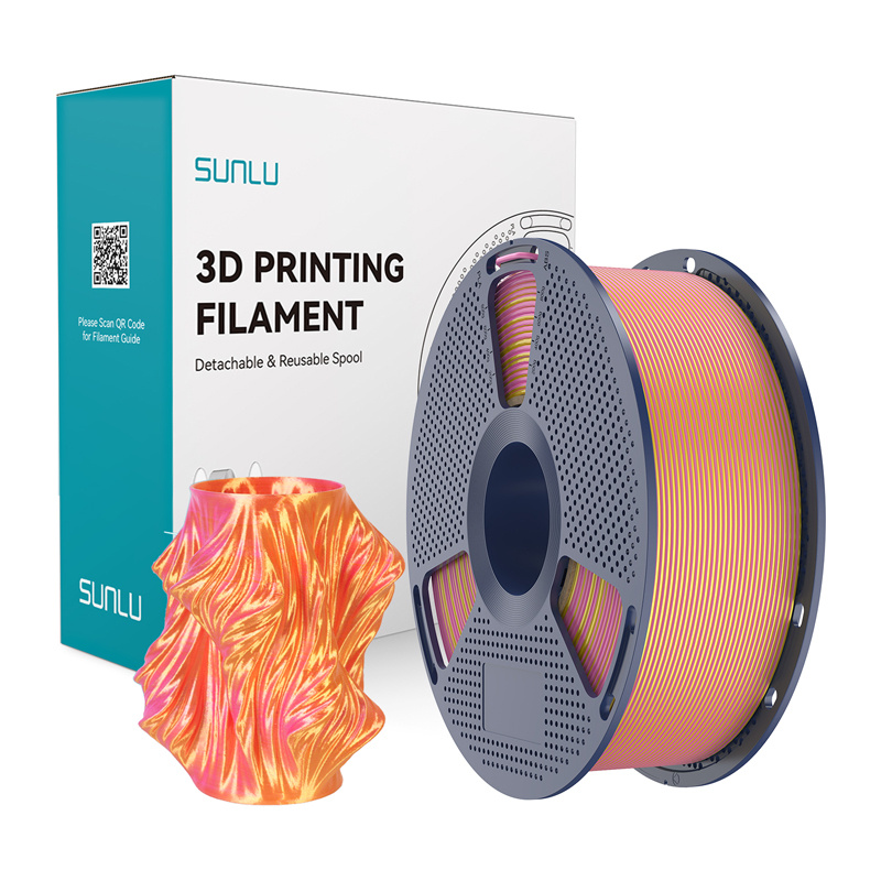 Sunlu Filament PLA+ Silk Dual Color Pink Gold
