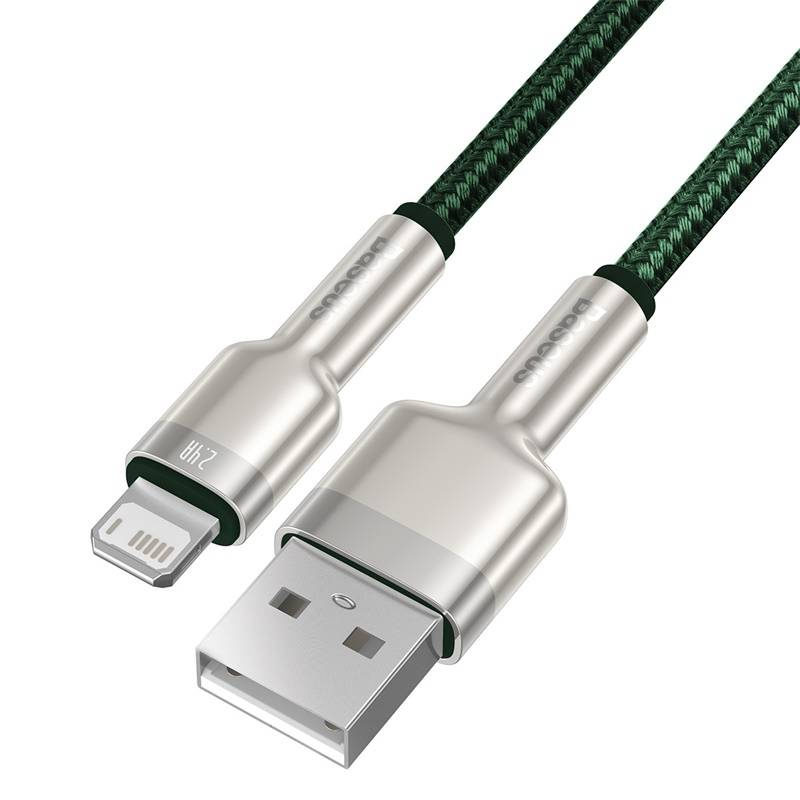 Kabel BASEUS Cafule USB-A-Lightning 1m (zielony) 3