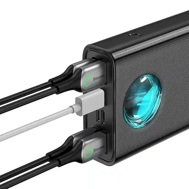 Powerbank BASEUS Amblight 30000mAh 65W 4xUSB USB-C (czarny) 4