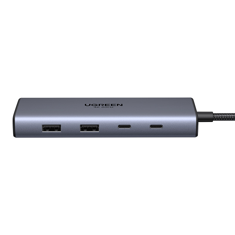 10-in-1 USB-C Hub Ugreen CM639, 2x HDMI, 2x USB, RJ45, SD/TF, PD 100W 5