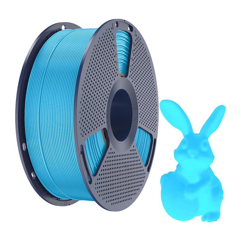Sunlu Filament PLA Glow In The Dark Tech Blue 2