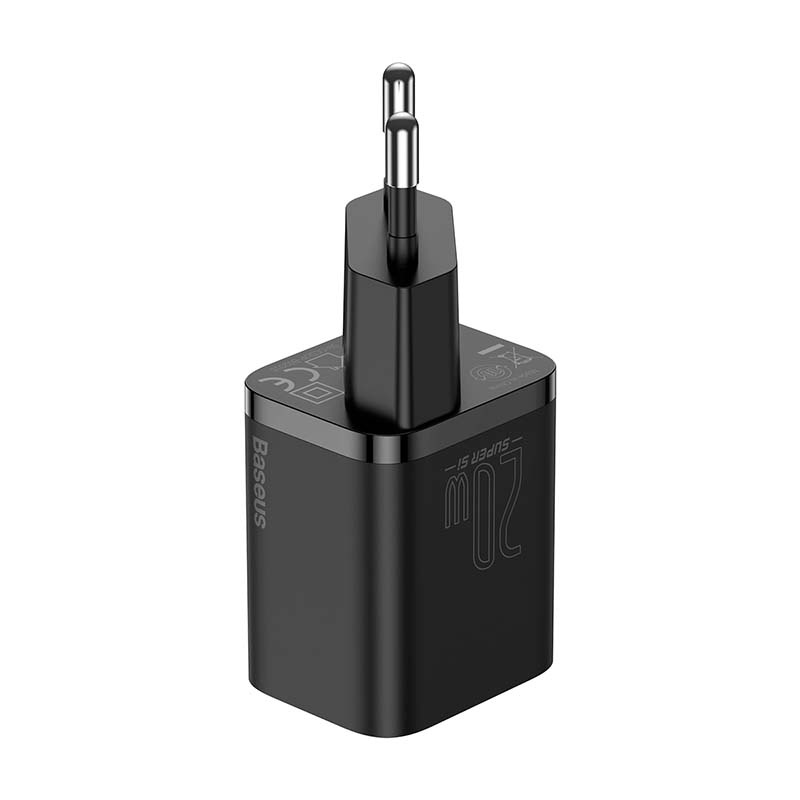Ładowarka sieciowa BASEUS Super Si 20W + USB-C-Lightning 1m (czarna) 4