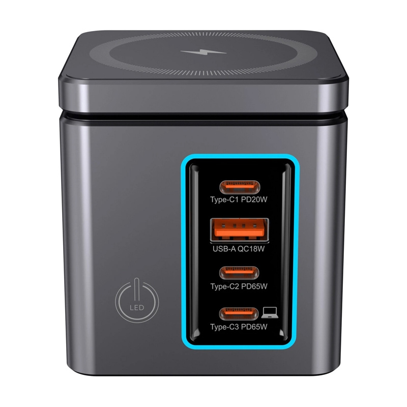 Blitzwolf BW-i113 network charger GaN, USB-A, 3xUSB-C, 105W 3