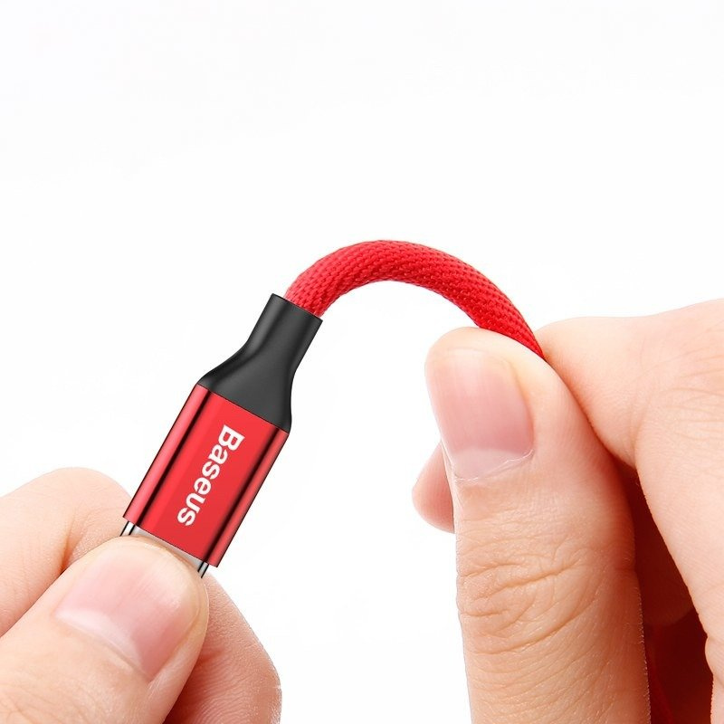 Kabel BASEUS Yiven USB-A-Lightning 1.8m (czerwony) 5