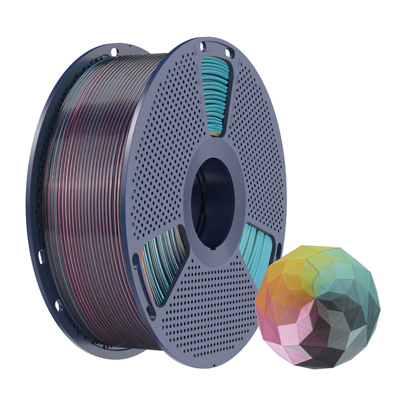 Sunlu Filament PLA+ Silk Forth-Color Red Yellow Green Black 2