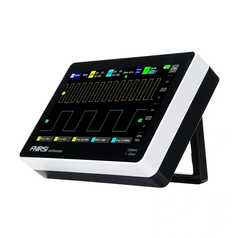 FNIRSI 1013D portable tablet oscilloscope 7" 2