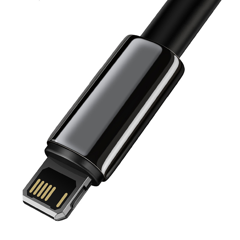 Kabel BASEUS Tungsten Gold USB-A-Lightning 2m (czarny) 5