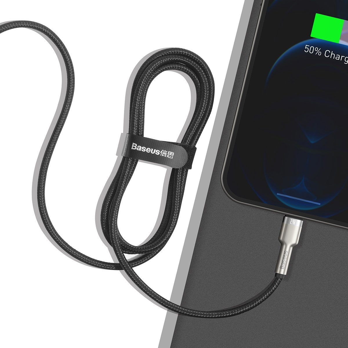 Kabel BASEUS Cafule USB-A-Lightning 1m (czarny) 5