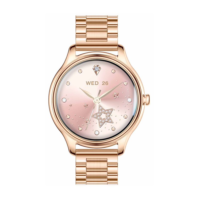 Smart Watch COLMI L28 (Gold + Gold steel strap) 2