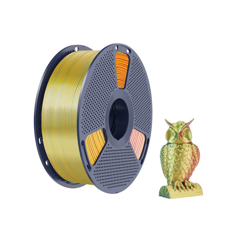 Sunlu Filament PLA+ Silk Tri-Color Red Yellow Green 2