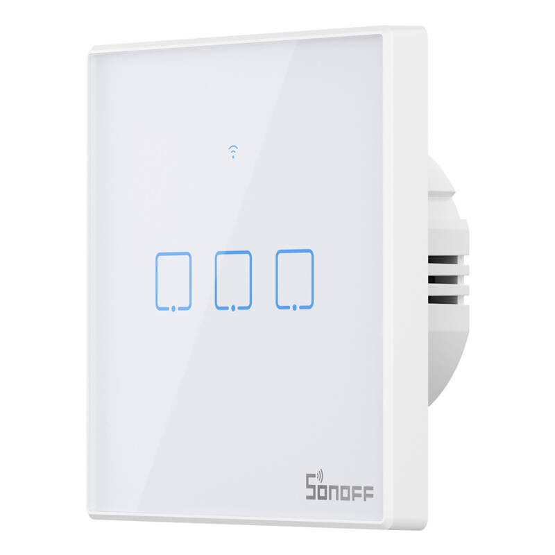 Smart Switch WiFi + RF 433 Sonoff T2 EU TX (3-channel) updated 3