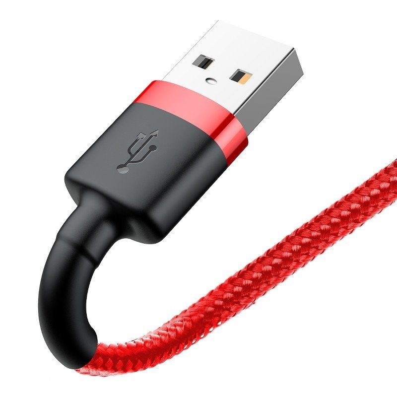 Kabel BASEUS Cafule USB-A-Lightning 1m (czerwony) 5
