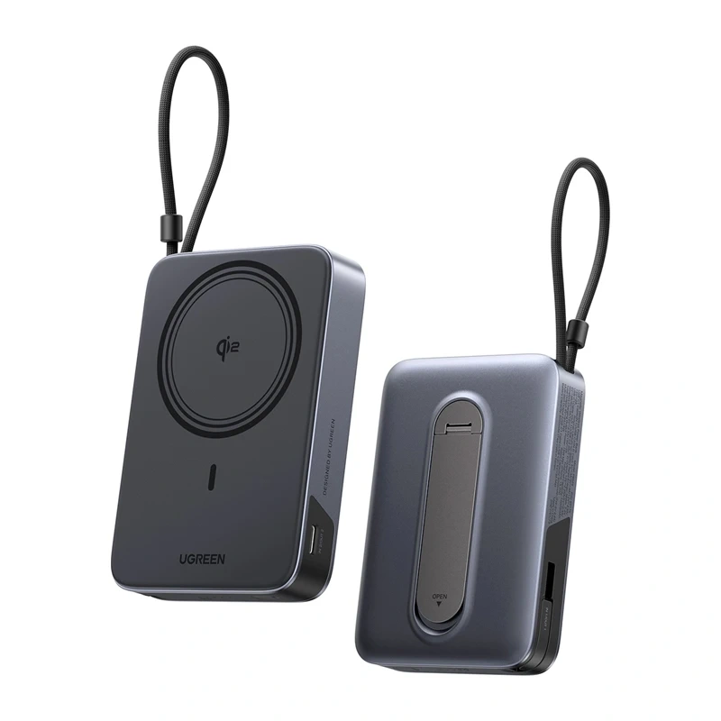 Magnetic powerbank UGREEN PB568 10000mAh 30W (gray) 2