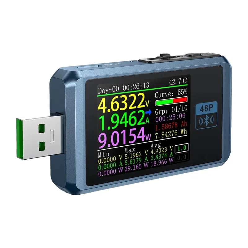 FNIRSI USB Tester with Bluetooth FNB48 BT 2
