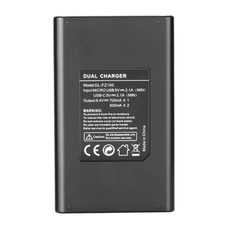 Dual charger for NP-FZ100 batteries NEEWER DL-FZ100 5