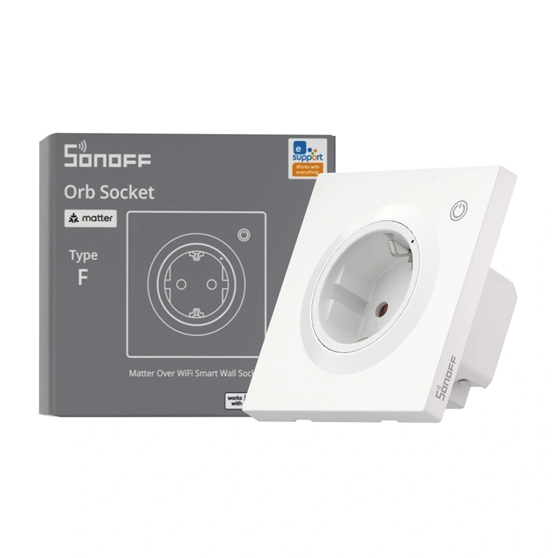 Smart wall socket Sonoff WS01TPF-E WiFi (type F) 5