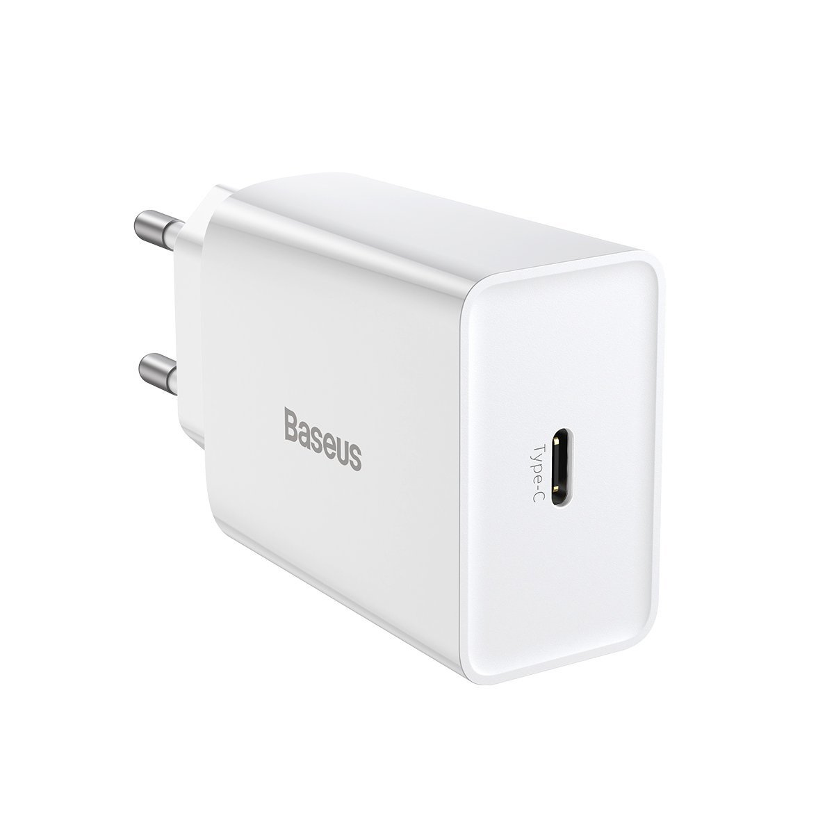 Ładowarka sieciowa Baseus Speed Mini Quick Charger, USB-C, PD, 3A, 20W (biała) 2