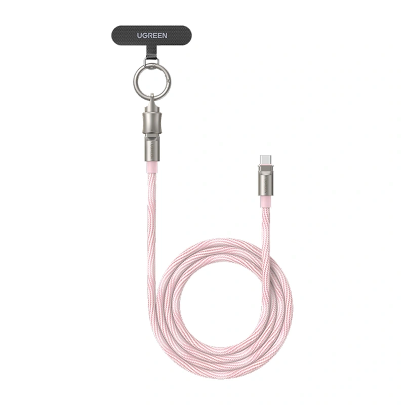 Cable UGREEN L508 USB-C 1.2m 60W (pink) 2