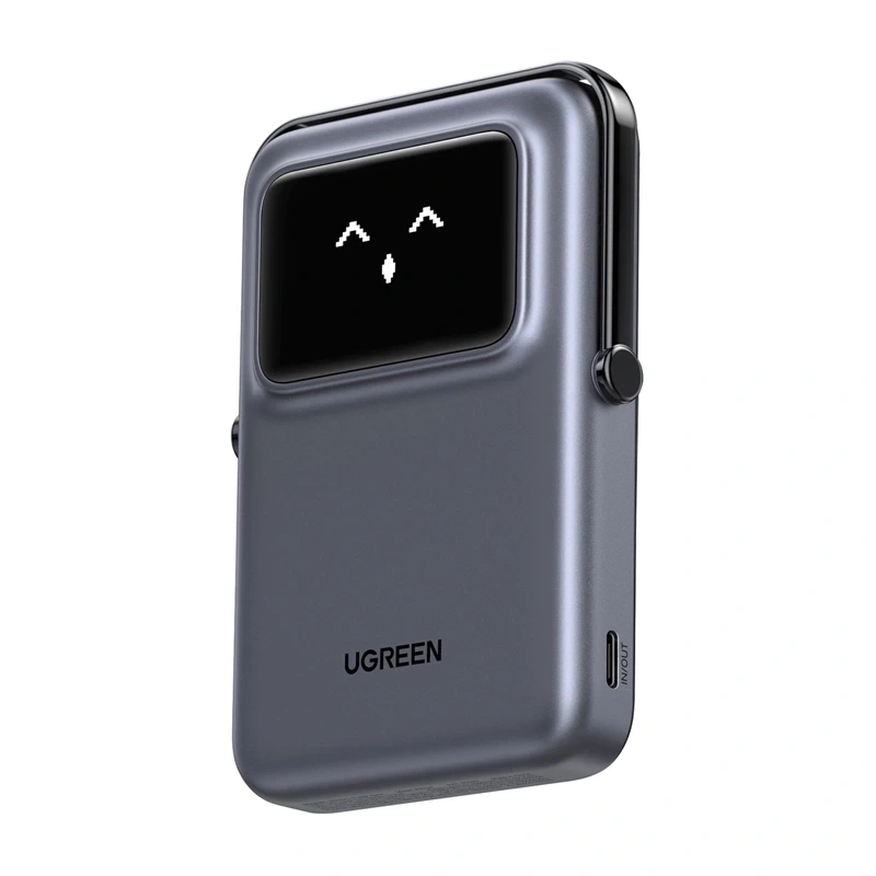 Magnetic Power Bank UNO Ugreen PB764 10000mAh Grey 2