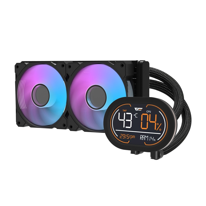Darkflash Liquid CPU Cooler DH240D Black v2 2