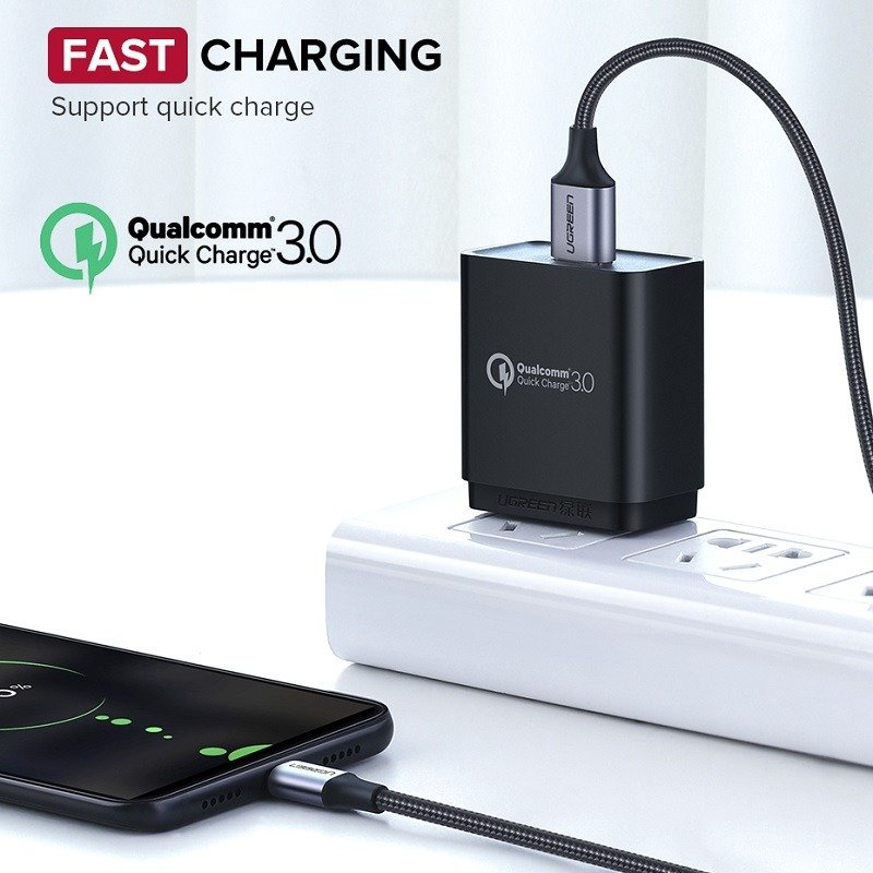 Kabel UGREEN US290 USB-A-micro USB 1m (czarny) 4