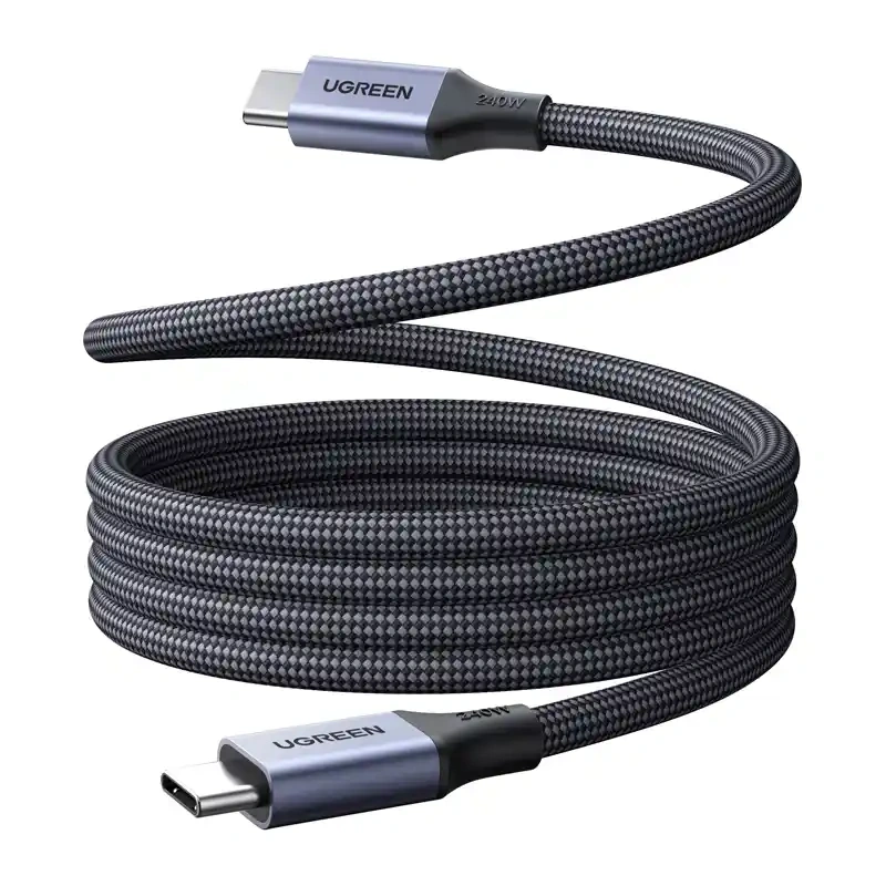 Cable UGREEN L537 USB-C PW 240W 1m (gray)