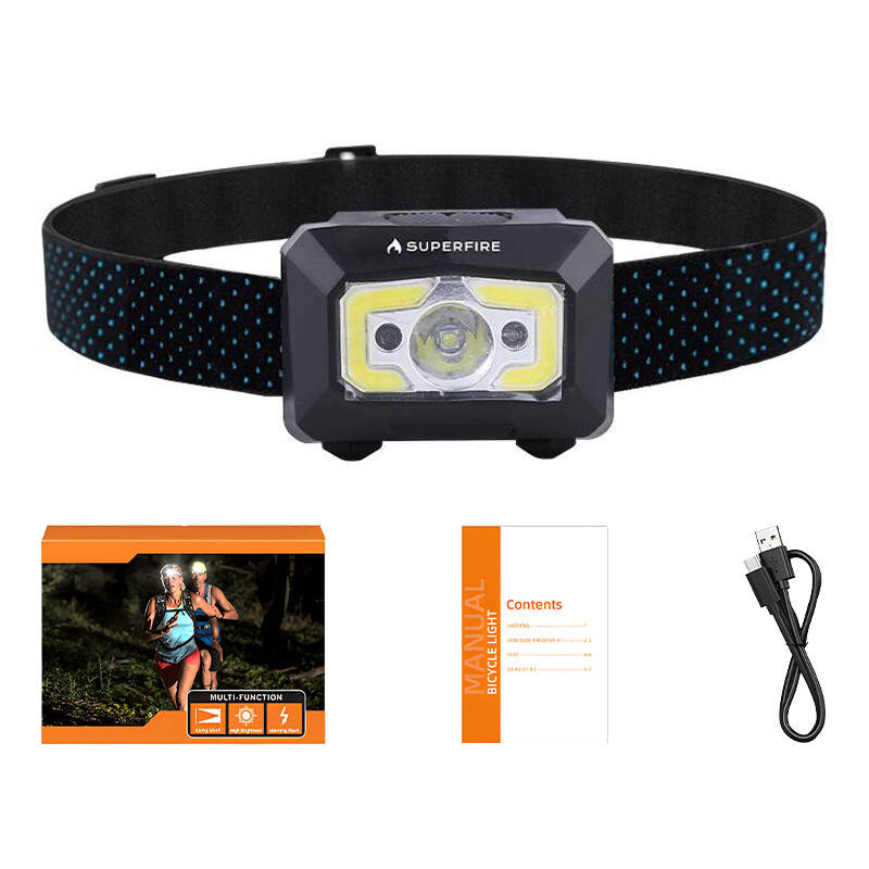 Latarka czołowa SUPERFIRE X30 strumień świetlny 340lm USB 4