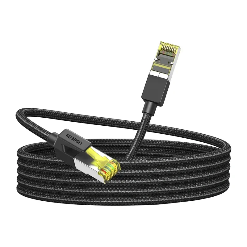 NW150 Cat 7 Ethernet Cable Braided Pure Copper 10m 2