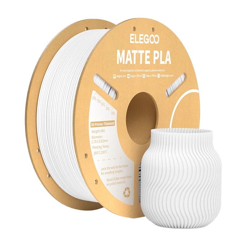Filament PLA Matte ELEGOO (White) 2