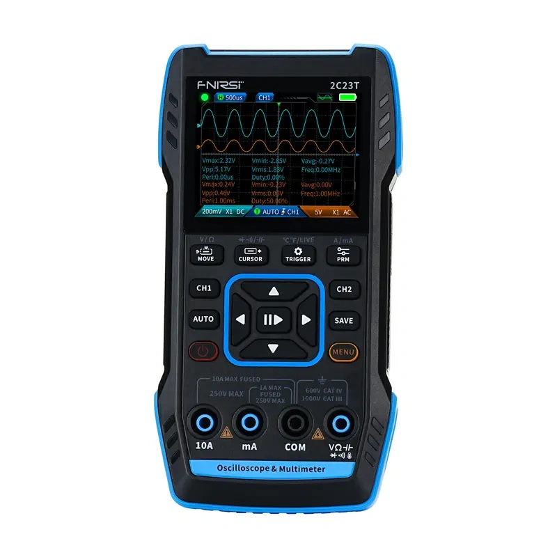 FNIRSI 2C23T portable 3in1 oscilloscope multimeter signal generator 2