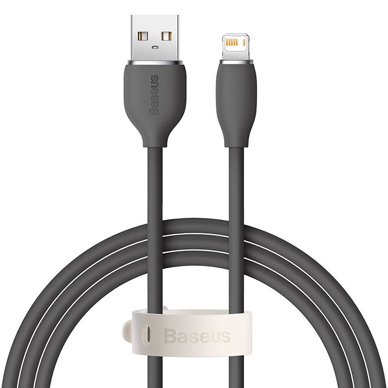 Kabel BASEUS Jelly USB-A-Lightning 1.2m (czarny) 2