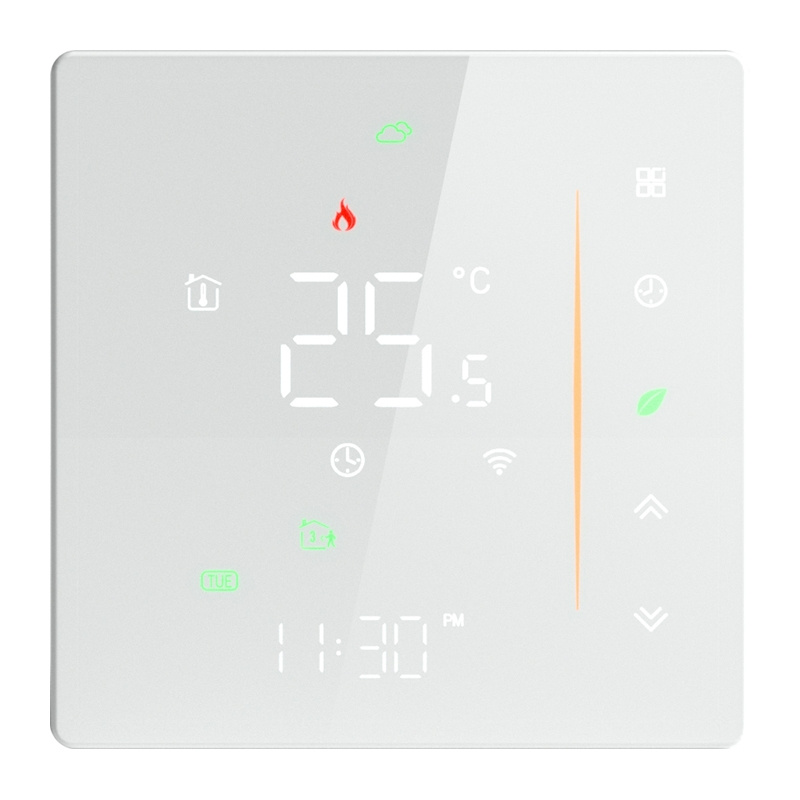 Smart Electric Floor Heating Thermostat MOES WHT-006-GB-WH Wi-Fi (white) 4