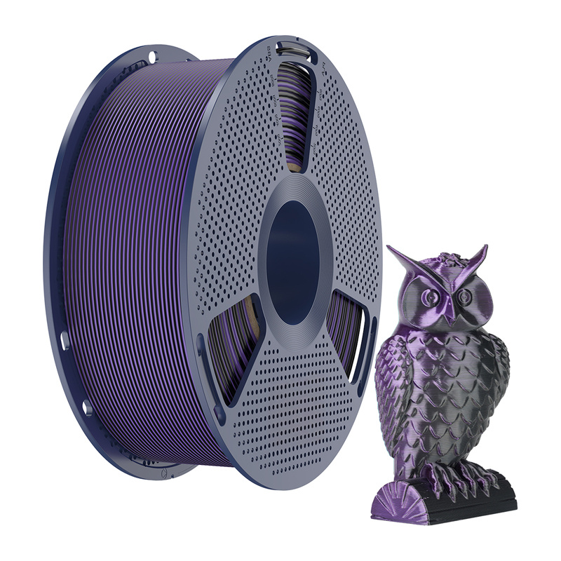 Sunlu Filament PLA+ Silk Dual Color Black Purple 2