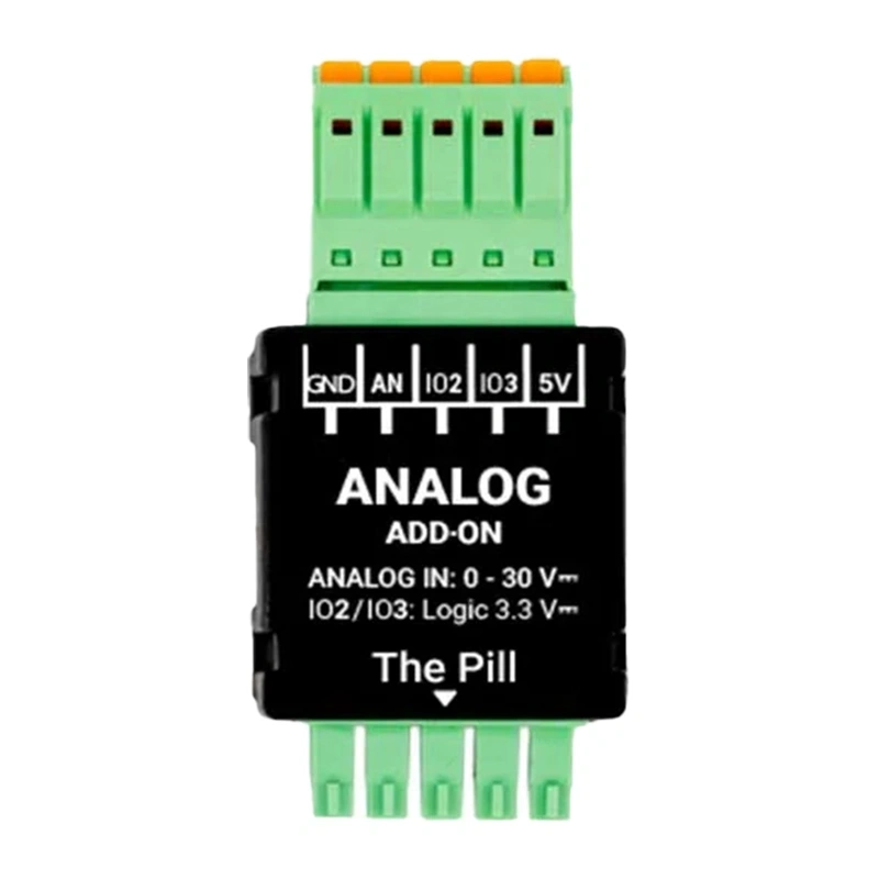 SHELLY 0-30V Analog Module—an add-on for the Shelly Pill 2