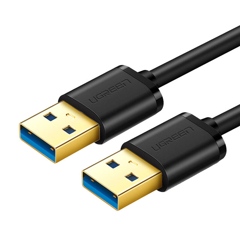 Kabel UGREEN US128 USB-A 3.0-USB-A 3.0 0,5m (czarny)