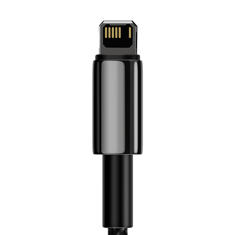 Kabel BASEUS Tungsten Gold USB-A-Lightning 2m (czarny) 4