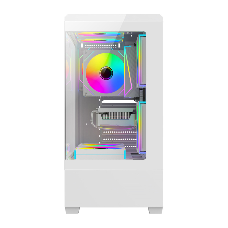 DarkFlash Computer Case C365 White (+5 Fans) 4