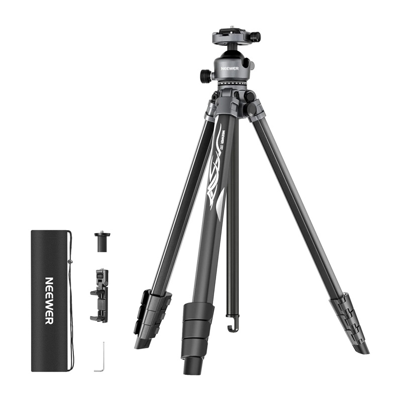 Neewer ALUMINUM TRAVEL TRIPOD WITH BALL HEAD LT07