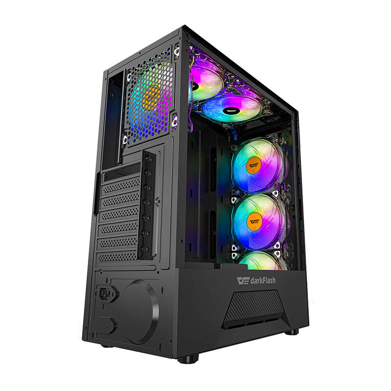 Obudowa komputerowa DARKFLASH LEO (czarna) 2